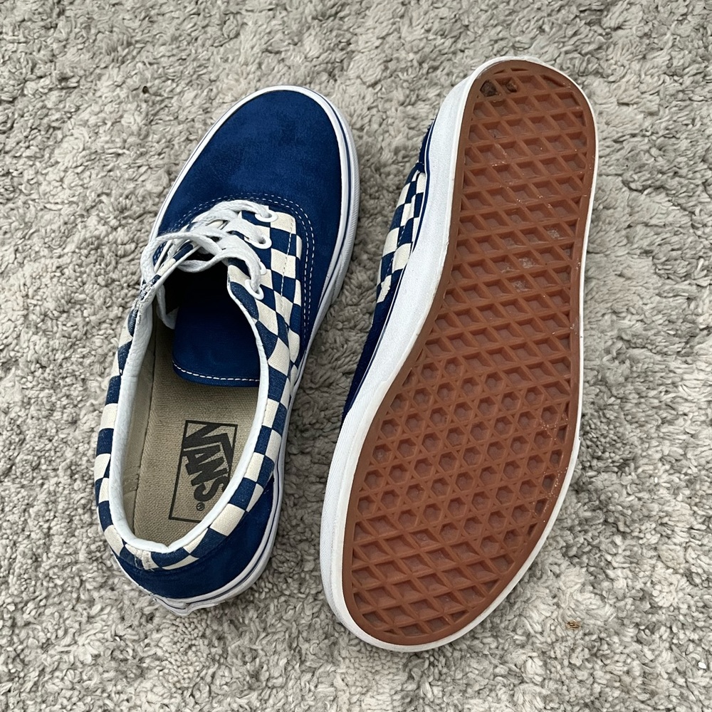 Blue Checkered Authentic Vans - Picture 5 of 7